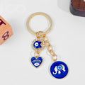 Evil Eye Charm Cluster Keychain with Heart and Hamsa Hand view 8
