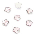 Crystal-Accented Gold Silver Butterfly Glass And Alloy Charms in 12 Styles view 11