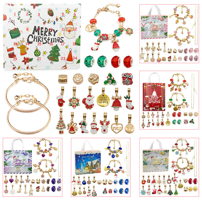 Metallic Advent Calendar Metal Beads with 11 Listed Options