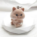 Flocked Animal Plush Keychains Lobster Clasp 13 Styles view 7