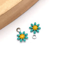 Gold-Tone Daisy Metal Charms with 19 Listed Options view 7