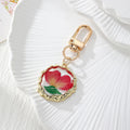 Round Birth-Flower Pressed Botanical Lobster-Clasp Charms in Nineteen Designs view 12