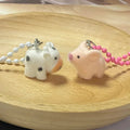 Mini Flocked Animal and Character Ball-Chain Charms in Twenty-Four Designs view 1