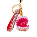 Jeweled Treasure Shell Keychains in Starry Glitter Pearl and Bubble Styles view 5