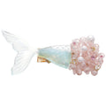 Blue Pink Mermaid Tail Hair Clip Pair Or Matching Earring Pair view 5