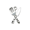 Antique Silver Tableware Metal Charms with 11 Listed Options view 10