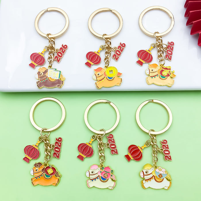 Horse Charm Keychains with 30 Pictured Style Styles for Bags and Keys