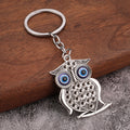 Evil Eye Metal Keychains: Owl, Hamsa Hand, Elephant and Round Styles view 7