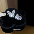 Crystal Butterfly Clip-On Earrings in Two Accent Styles view 4