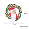 Santa Wreath 1