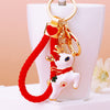 Red-Braided-Loop White-Reindeer