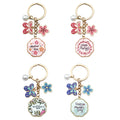 Mother's Day Floral Keychains and Charm Set in 25 Options view 4