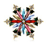 Red Snowflake Three