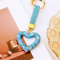 Open Crystal Heart Keychains in Eight Colors plus Assorted Option view 6