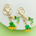 Shamrock Charm Keychains Featuring Shamrock Across 17 Pictured Variations view 2