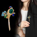 Parrot Enamel Metal Brooch Pin for Jackets and Lapels view 3