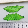 Clear Leaf Glossy Charms with 18 Listed Options for DIY Jewelry Making view 7