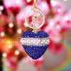 Royal-Blue Plain-Pearl-Heart