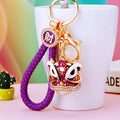 Jeweled Lion Dance Head Keychains with Fortune Loops and Loop Only Options view 3