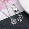 Antique Silver Sunflower Metal Charms with 25 Listed Options view 2