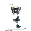 Three Butterfly Vine Brooch Decorative Metal Pin For Jackets And Lapels view 5