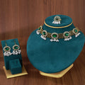 Five Color Choker Earring and Ring Coordinated Jewelry Sets view 9