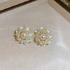 Pearl Circle Stud