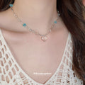 Blue Shell Starfish Heart Beach Pendant Necklace Styles view 3