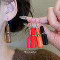 Acrylic Tube Bead Necklace Bracelet Earring Three Colors view 4