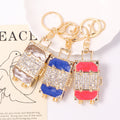 Rhinestone Suitcase Keychain Travel Luggage Charm 3 Colors view 1