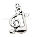 Antique Silver Musical Instrument Metal Charms with 26 Listed Options view 8