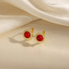 Red Cabochon
