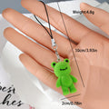 Flocked Mini Animal Phone Strap Charms 34 Color Styles view 4