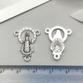 Antique Silver Cross Metal Charms with 17 Listed Options view 11