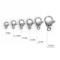 Metallic Lobster Clasp Jewelry Findings with 5 Listed Options view 2