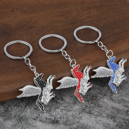Horse Alloy Keychain Lucky Success Animal Pendant Gift Accessory