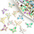 Pastel Hummingbird Metal Jewelry Charms, 12 Colorways view 1