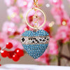 Sky-Blue Plain-Striped-Heart