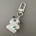 Translucent Glow Panda Resin Clip Keychains in Six Colors view 10