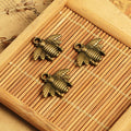 21x16mm Vintage Alloy Bee Charm Pendant