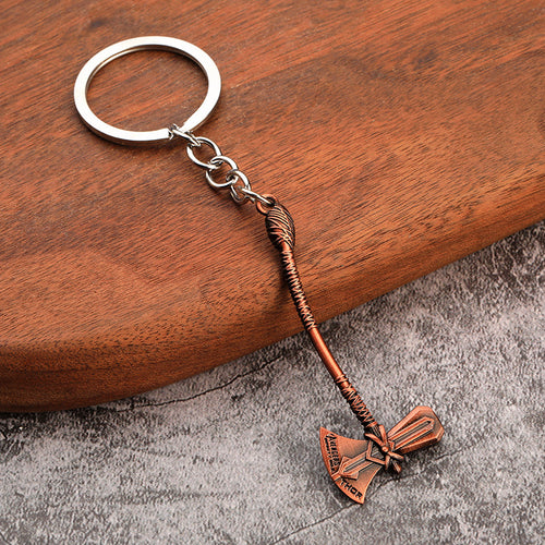 Hammer Hammer Storm Axe Alloy Keychain Movie-Inspired Accessory