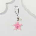 Pastel Starfish and Pearl Phone Strap Charms in Seven Color Options view 9