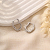 Silver Hoops