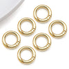 Gold Round Spring Clasp