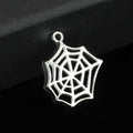 Alloy Spider and Spider Web Charm Pendants Two Sizes Three Finishes view 11