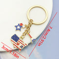 American Flag, Wing and USA Enamel Keychains, 8 Designs view 10