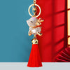 White Deer Red-Tassel