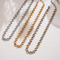 Crystal Heart Necklace and Bracelet in Three Metal Finishes view 3