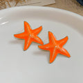 Colorful Starfish Stud Earrings Fashion Jewelry Accessories view 7