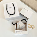 White Jewelry Box and Handled Bag Packaging Options view 3